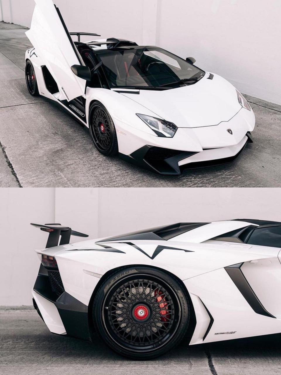 兰博基尼lp700改装lp750sv套件.