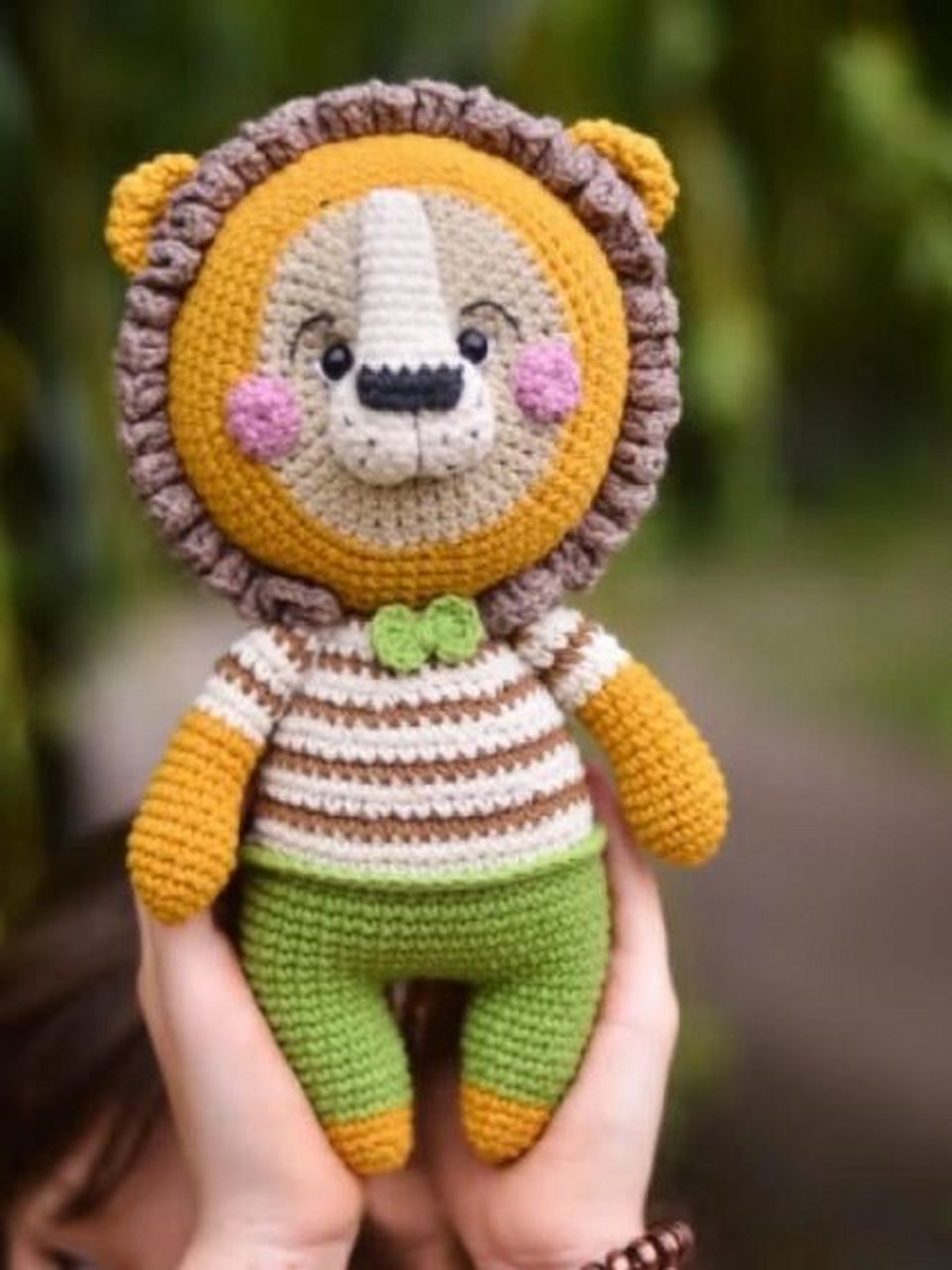 钩针图解|大饼脸小狮子 #手工钩针编织# #狮子