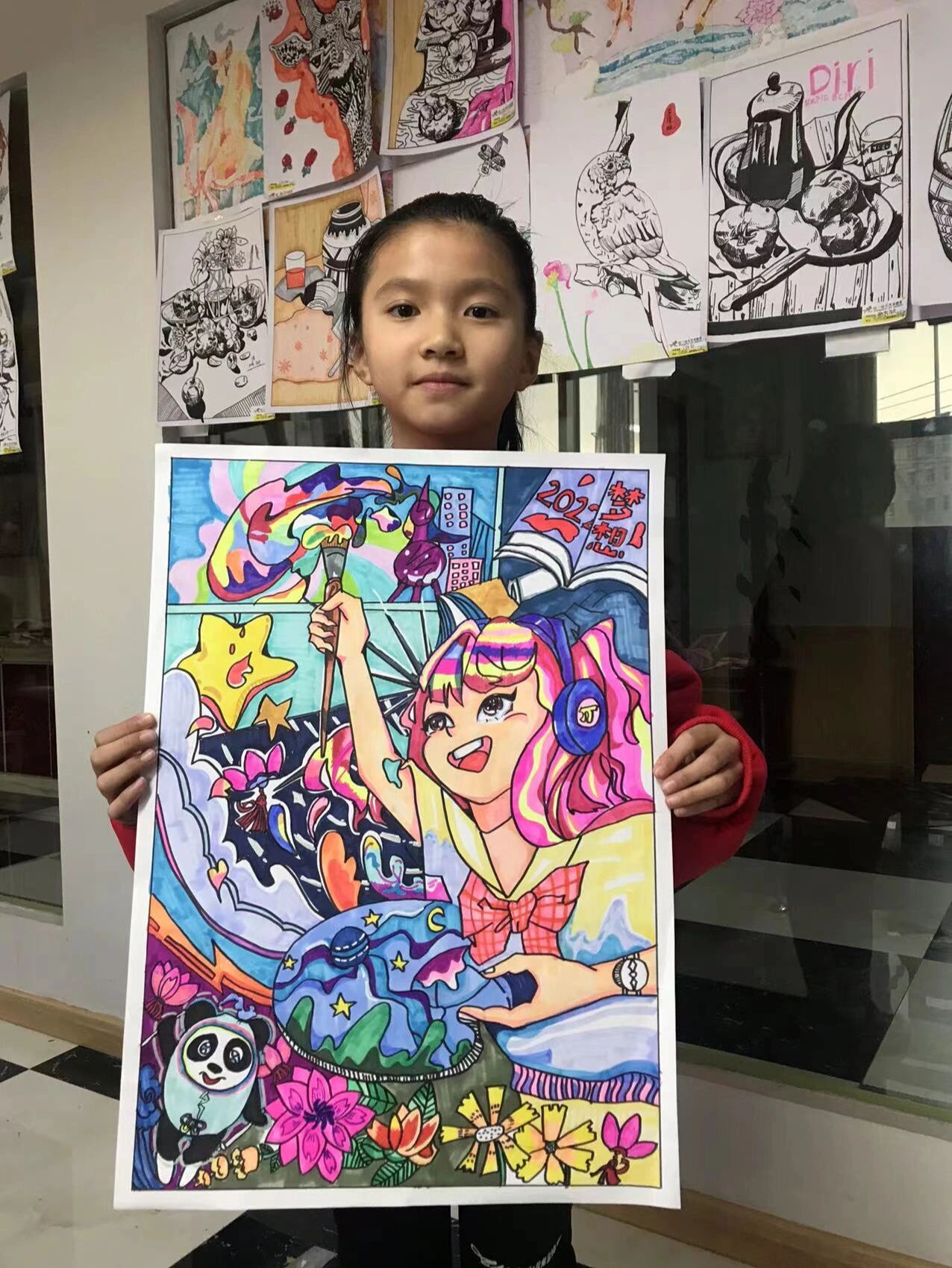 三年级科幻画寒假作品