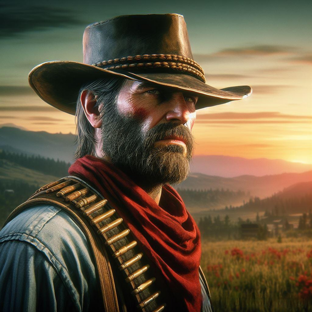 荒野大镖客2中主要帮派成员真人图,看到莎迪的真人图属实惊呆了.