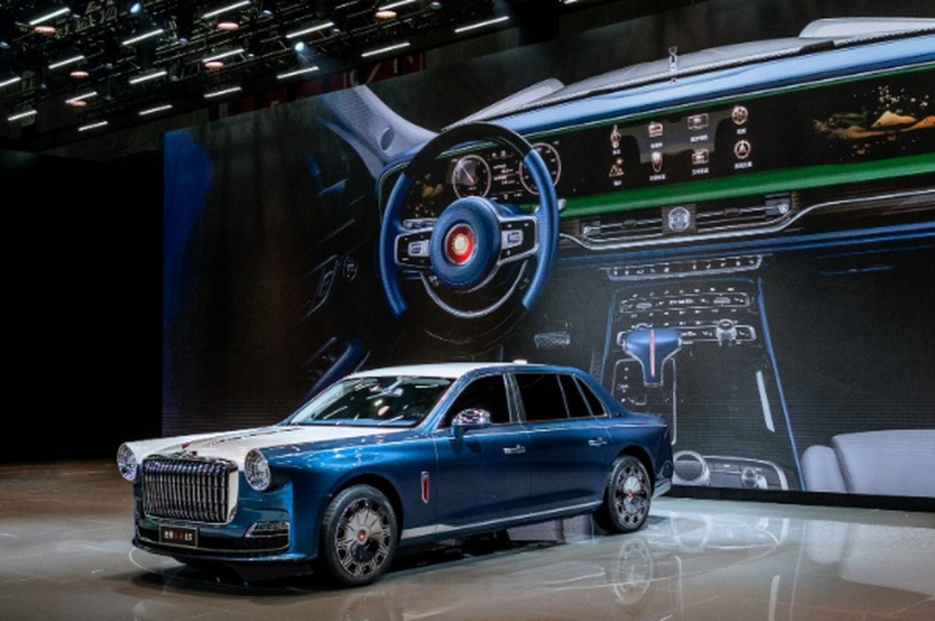 2023上海车展#中国一汽红旗品牌携红旗e-ls concept,红旗hq9太和定制