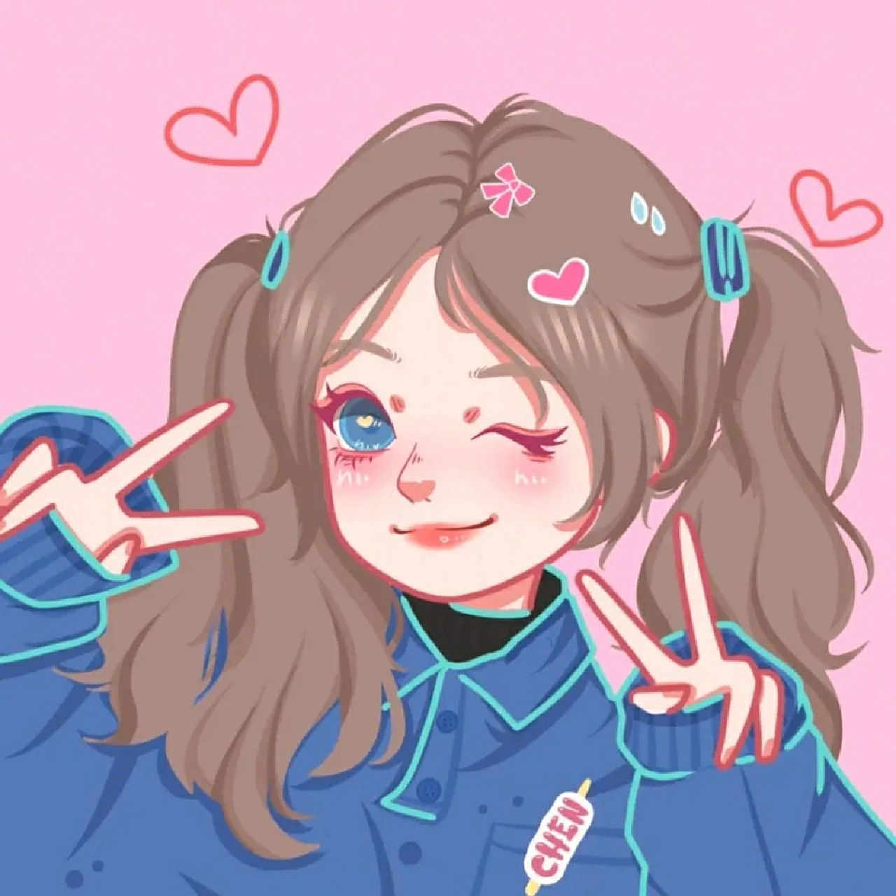 超可爱四人闺蜜头像组合