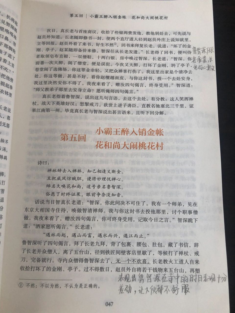 《水浒传》批注(第五回)