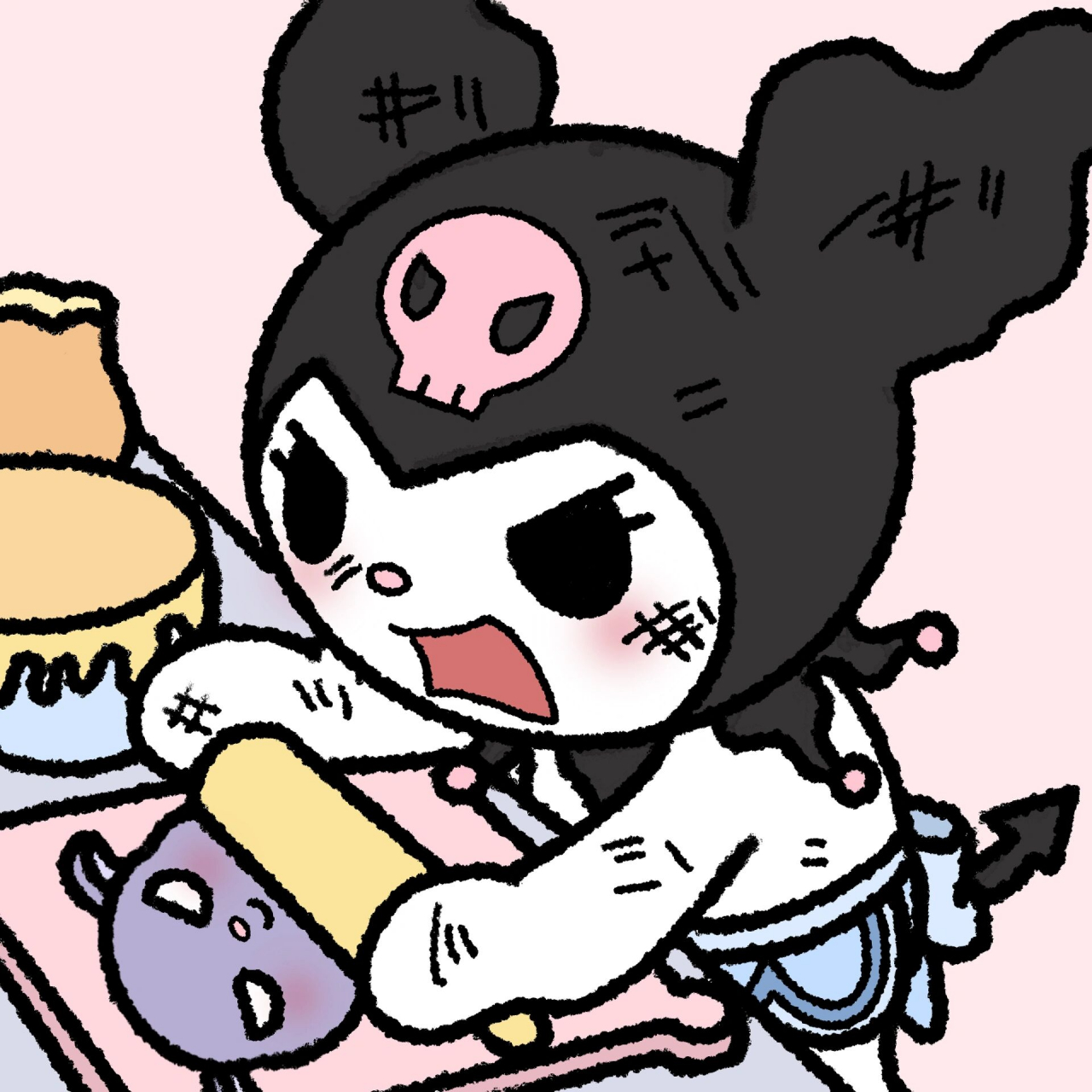 库洛米情侣头像 听说评论区可以发照片啦 被男朋友惹生气了怎么才能