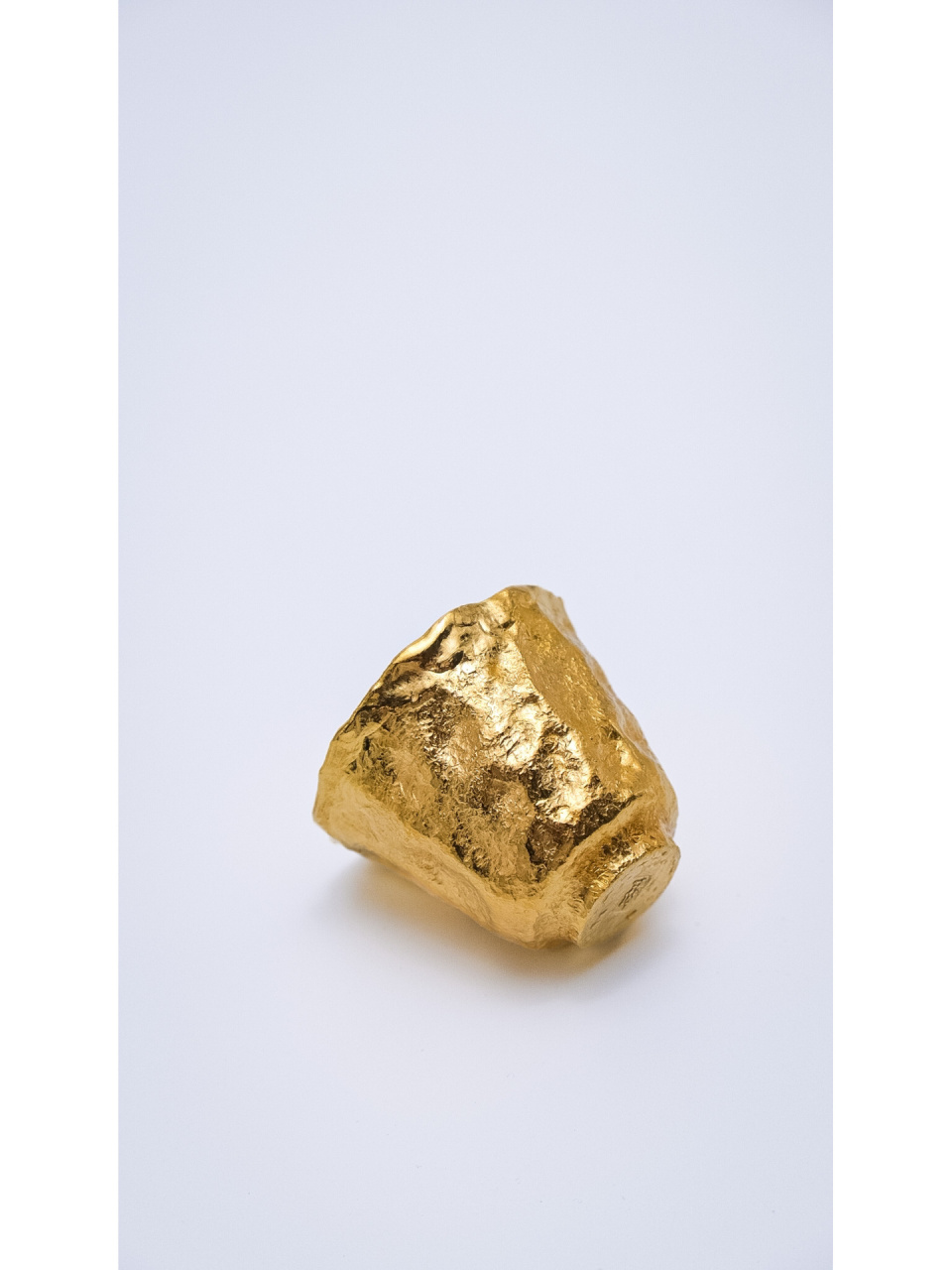 纯金小酒杯 重100克 侘寂感十足