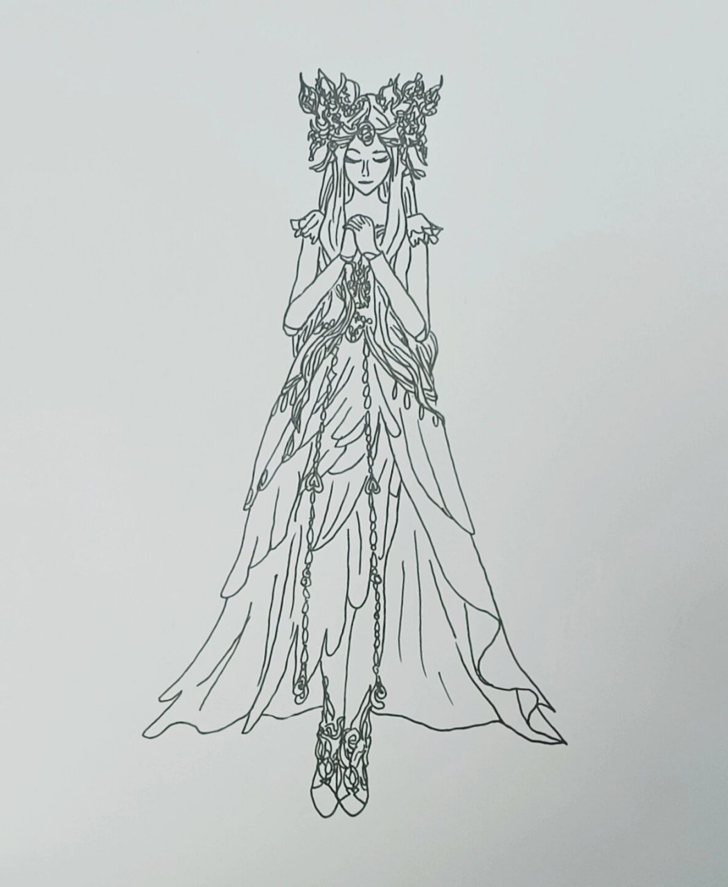 手绘·白光莹✨ 根据上期投票,这回画白光莹.
