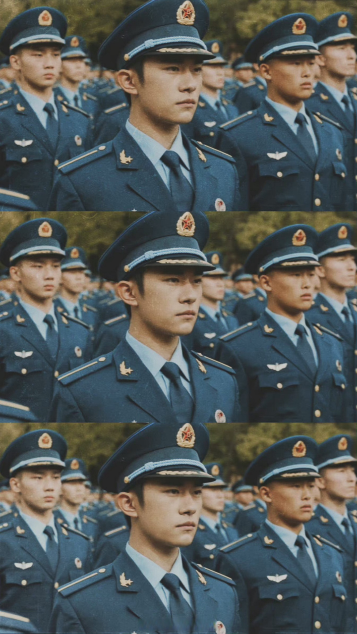 易烊千玺拍摄了2021年度空军招飞宣传片,穿着制服的千玺一身正气,当时
