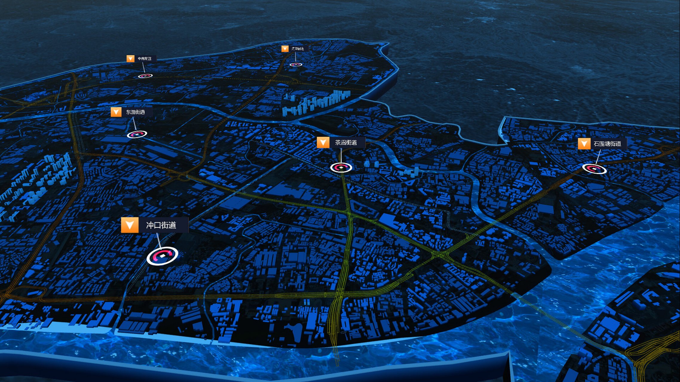 3d地图-科技风3d城市 提到科技感👀👀👀 95%的人都会想到"科技