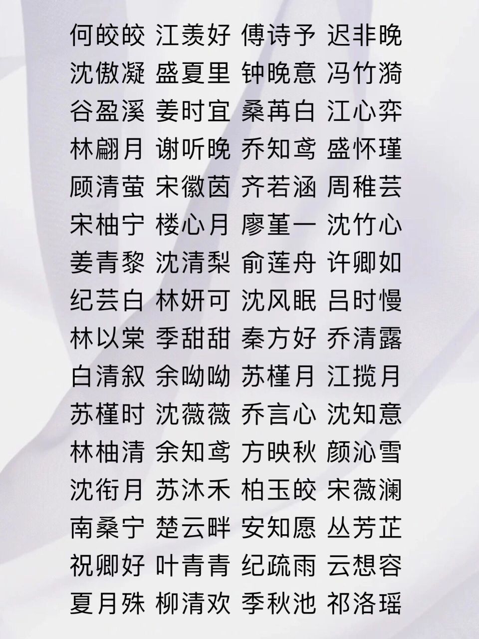 整理200个好听的女主名字,快来找找灵感吧!