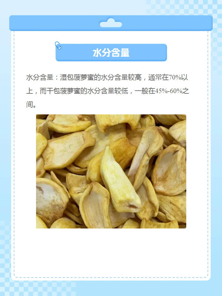 菠萝蜜湿包和干包区别