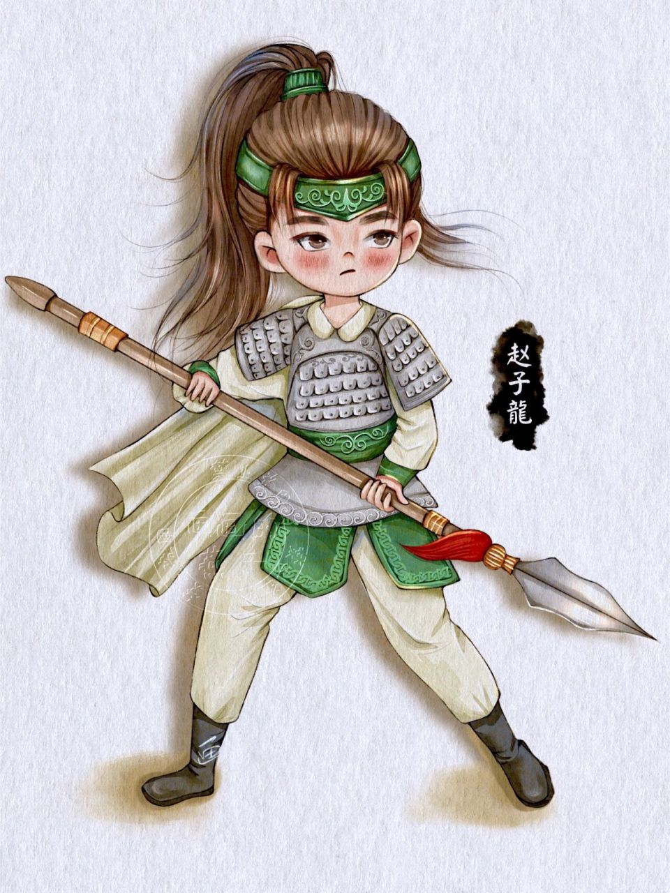 单骑救阿斗,大战长坂坡,多次大败曹军,堪称刘皇叔的贴身保镖.