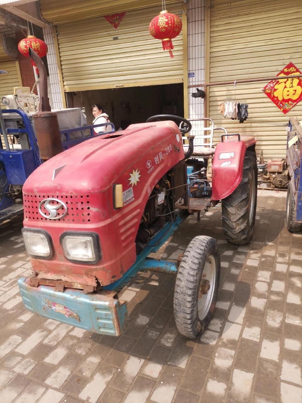 时风280单杠四轮车 车况精品 柴油机漂亮   148柴油机 大油泵 带后