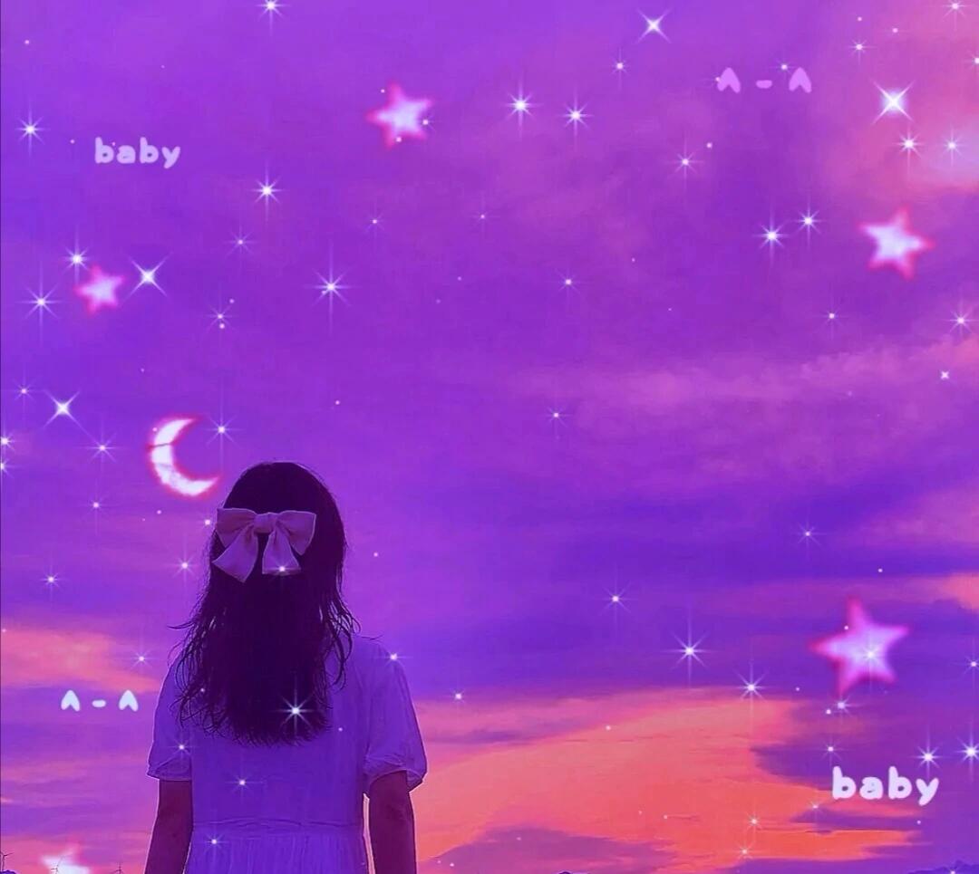 好看的星空女生头像