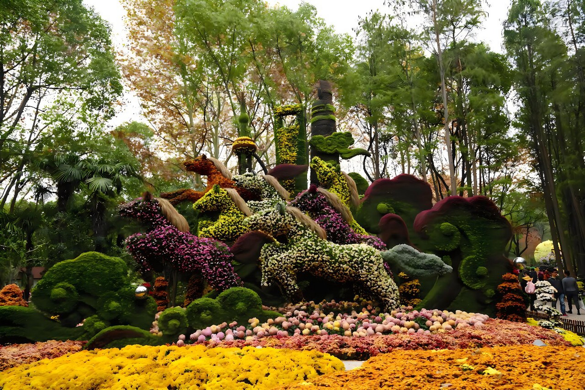 菊花展造型设计图片