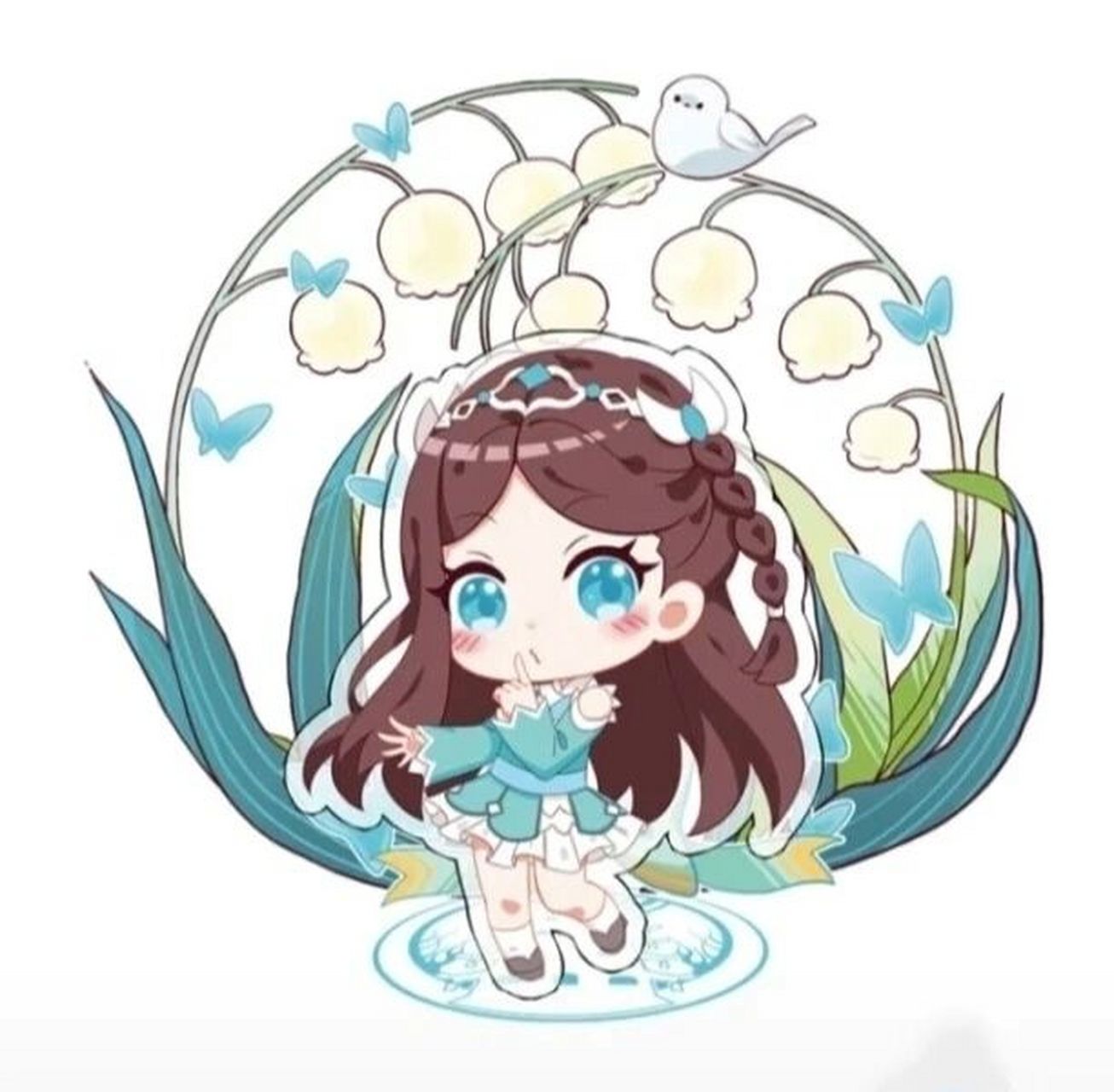 斗罗大陆小舞和一张宁荣荣的可爱图片,很萌