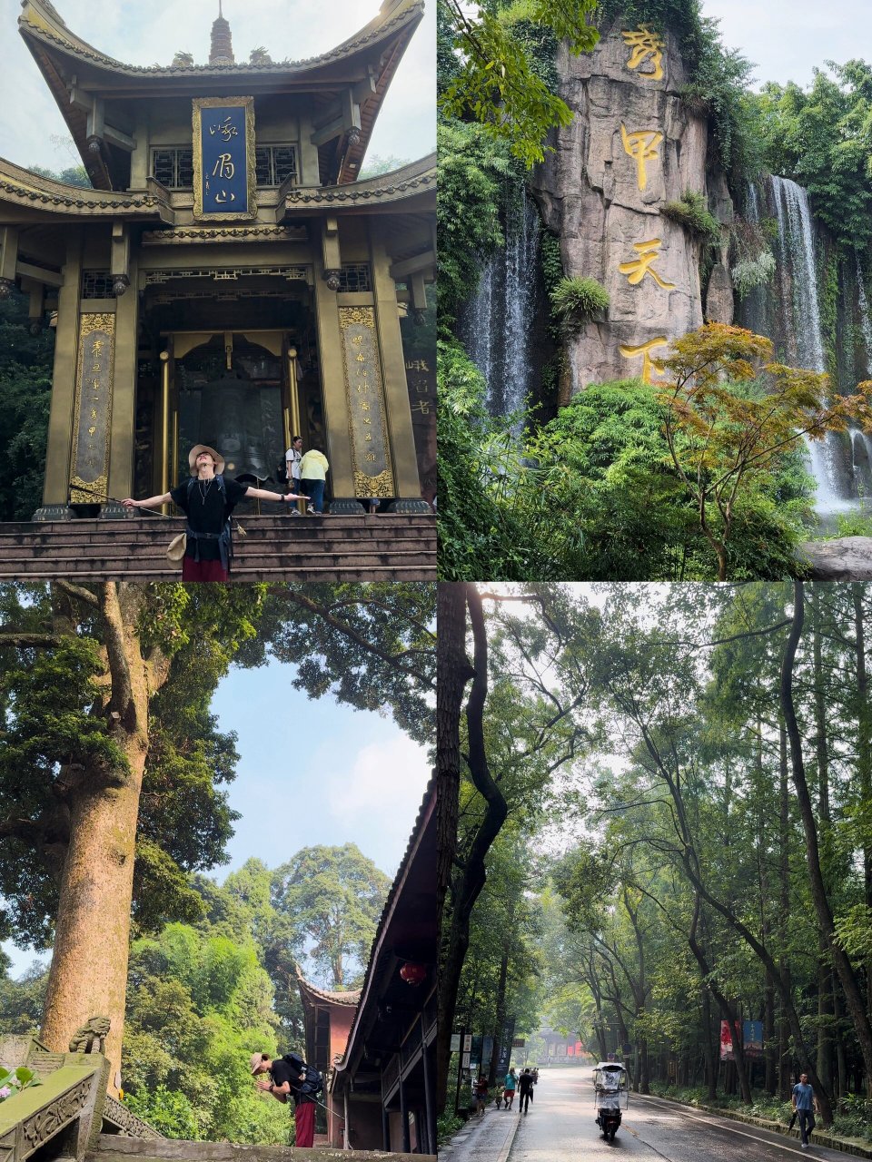 20下午4点36分开始出发(报国寺)徒步第二天早上6点27分到达金顶 全程