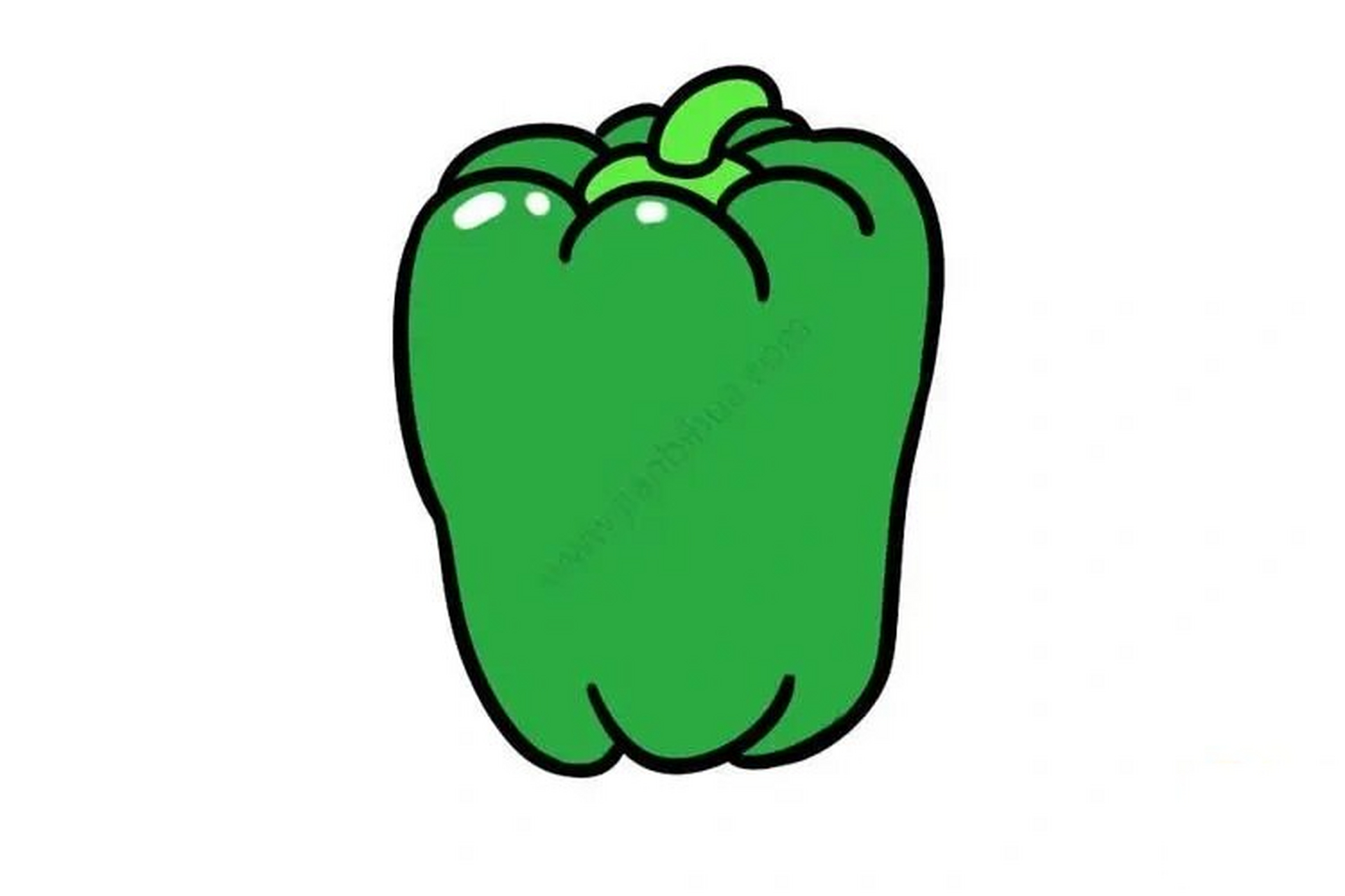 青椒简笔画