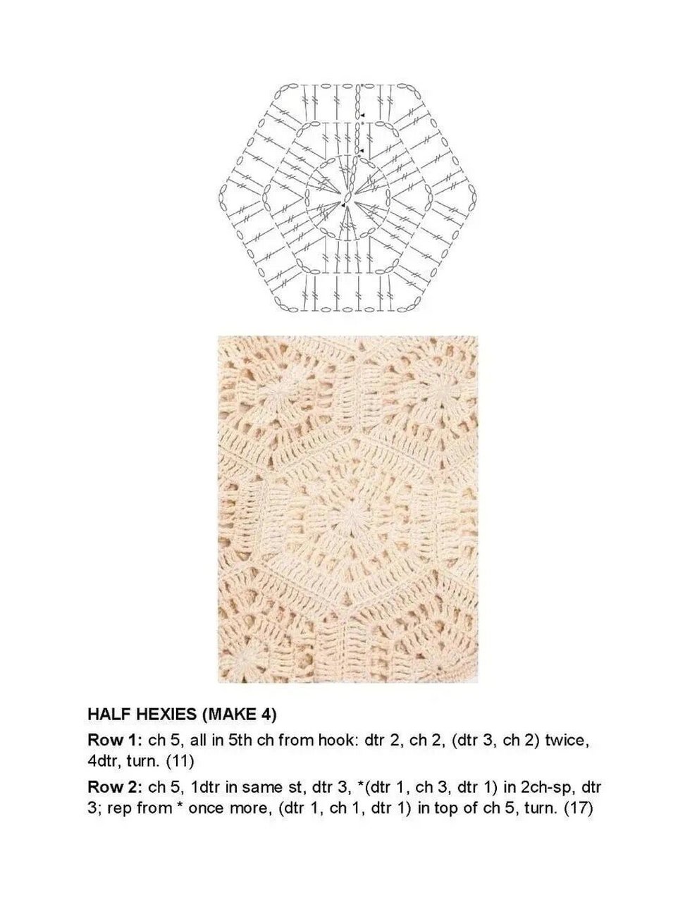 六角拼花衣图解 简单大方的六角拼花衣,新手也可以完成