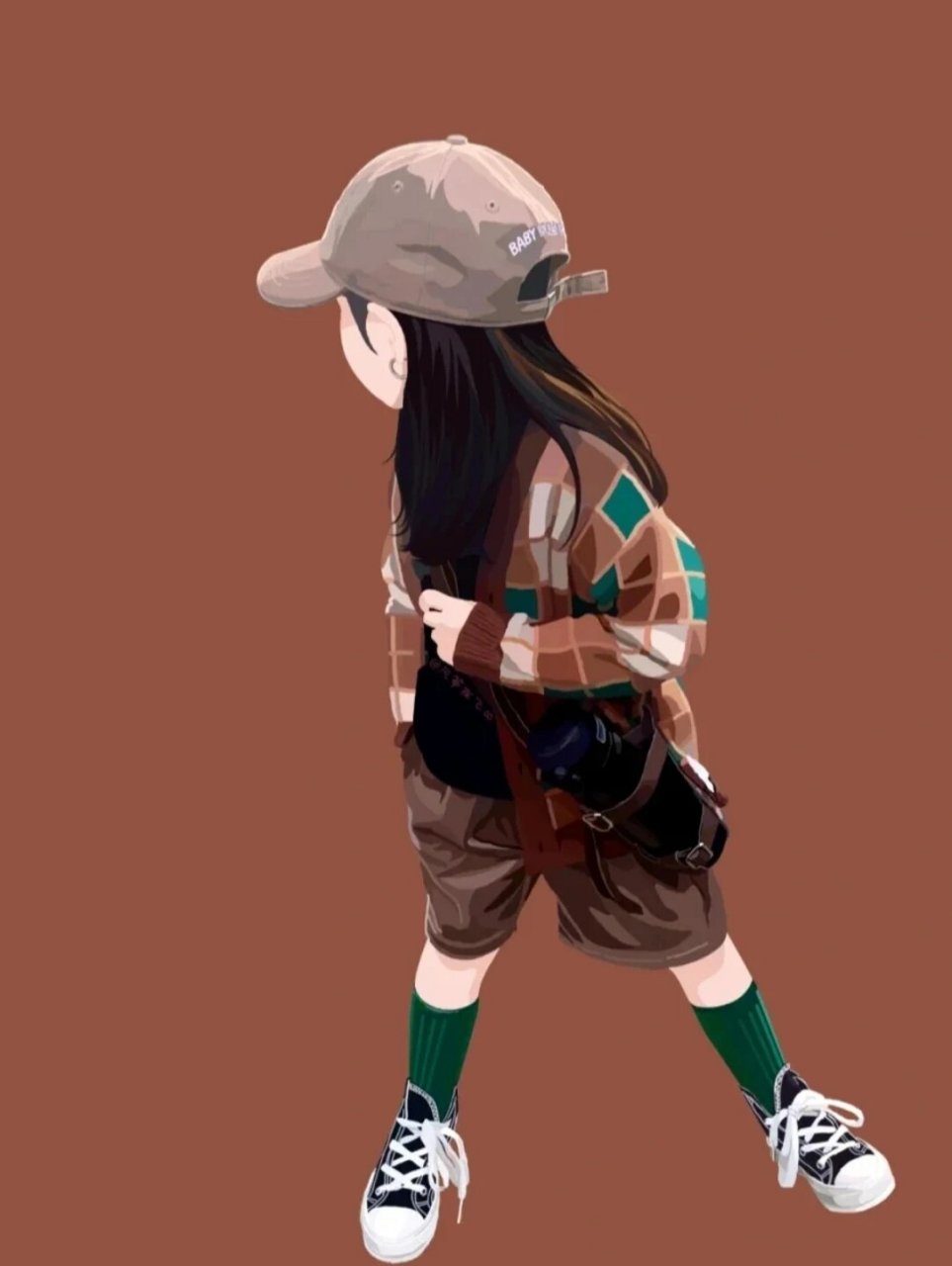 可爱的小女孩穿着打扮壁纸 可爱壁纸#萌萌壁纸