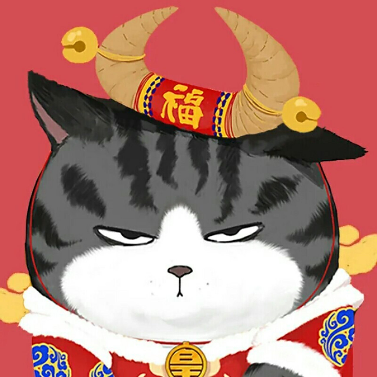 吾皇巴扎黑新年头像91牛转乾坤90 六张吾皇头像