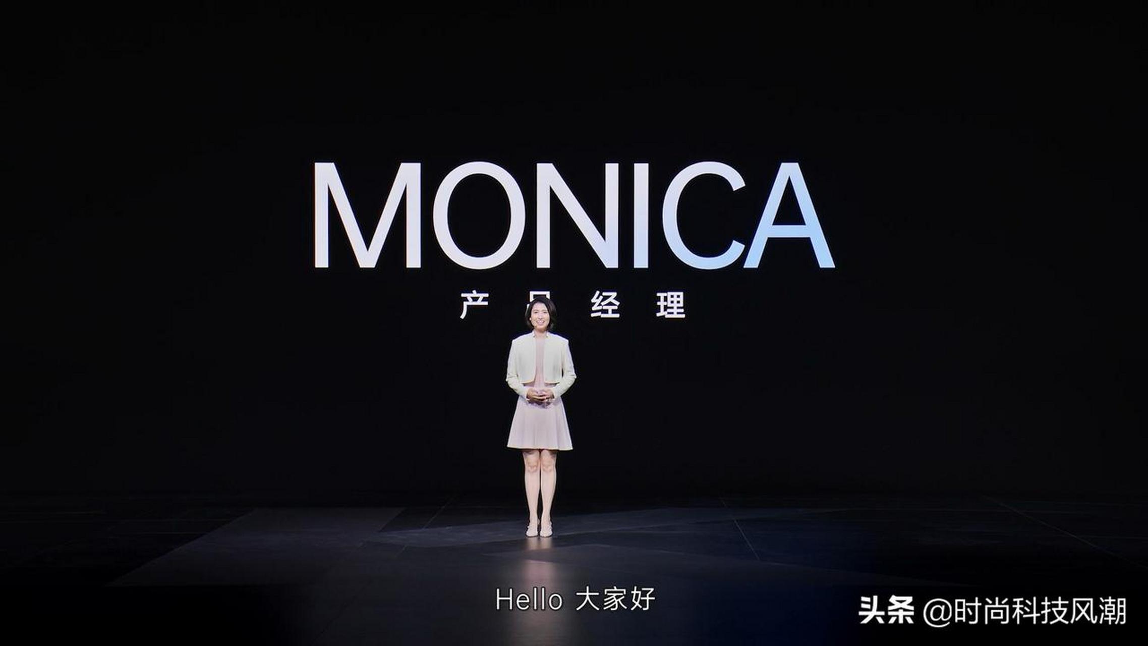 oppo产品经理monika上台,带来了oppo enco air2 pro.