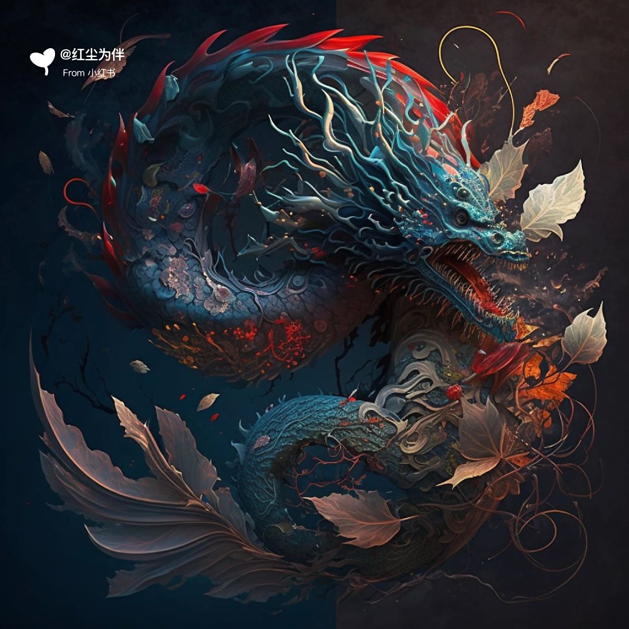 视觉震撼的中国龙,完美诠释中国龙的霸气!