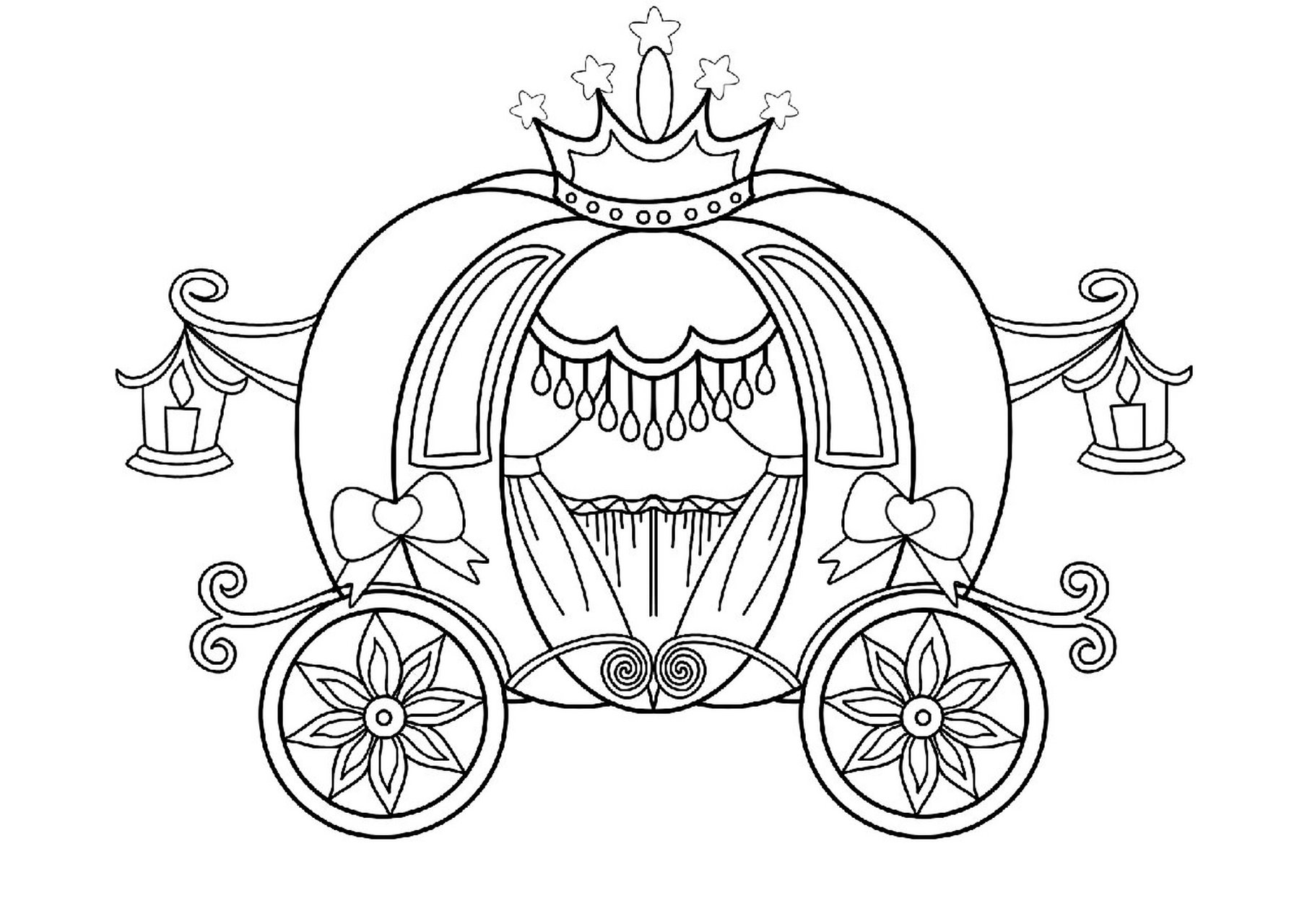 儿童画/《万圣节——南瓜车》/儿童创意美术 画种:儿童画 年龄:5~10岁