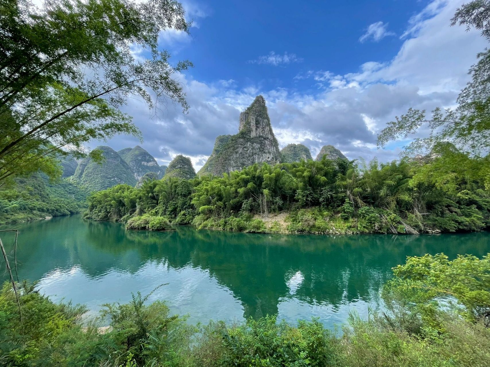 广西山水:河池龙江第一湾景区 门票99:1006(要说值也不值 不值也