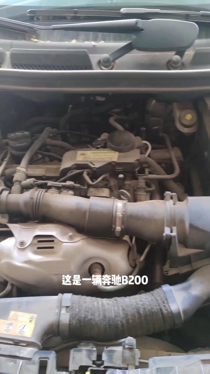分享一辆奔驰b200的发动机高温问题.