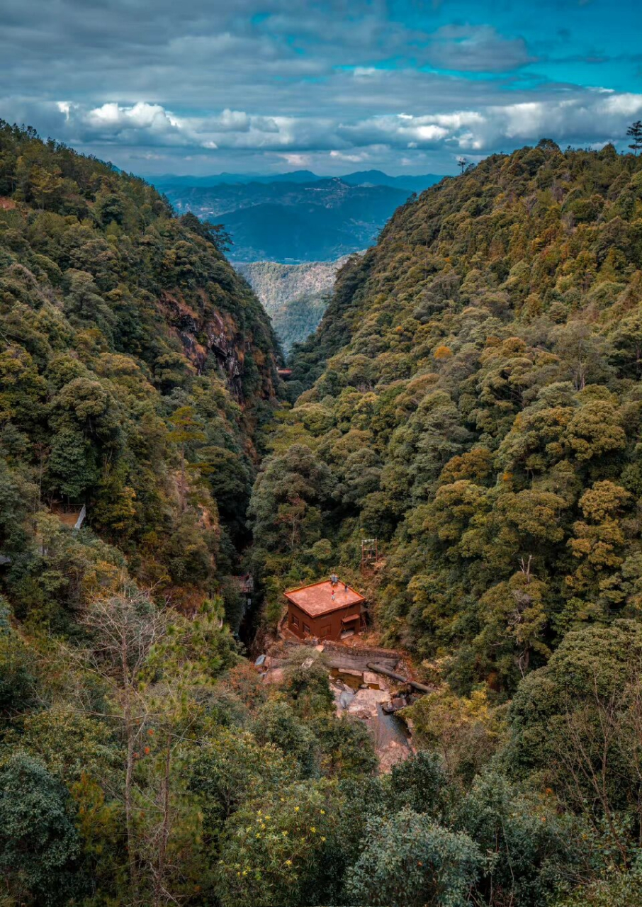 德化石牛山风景区温度图片