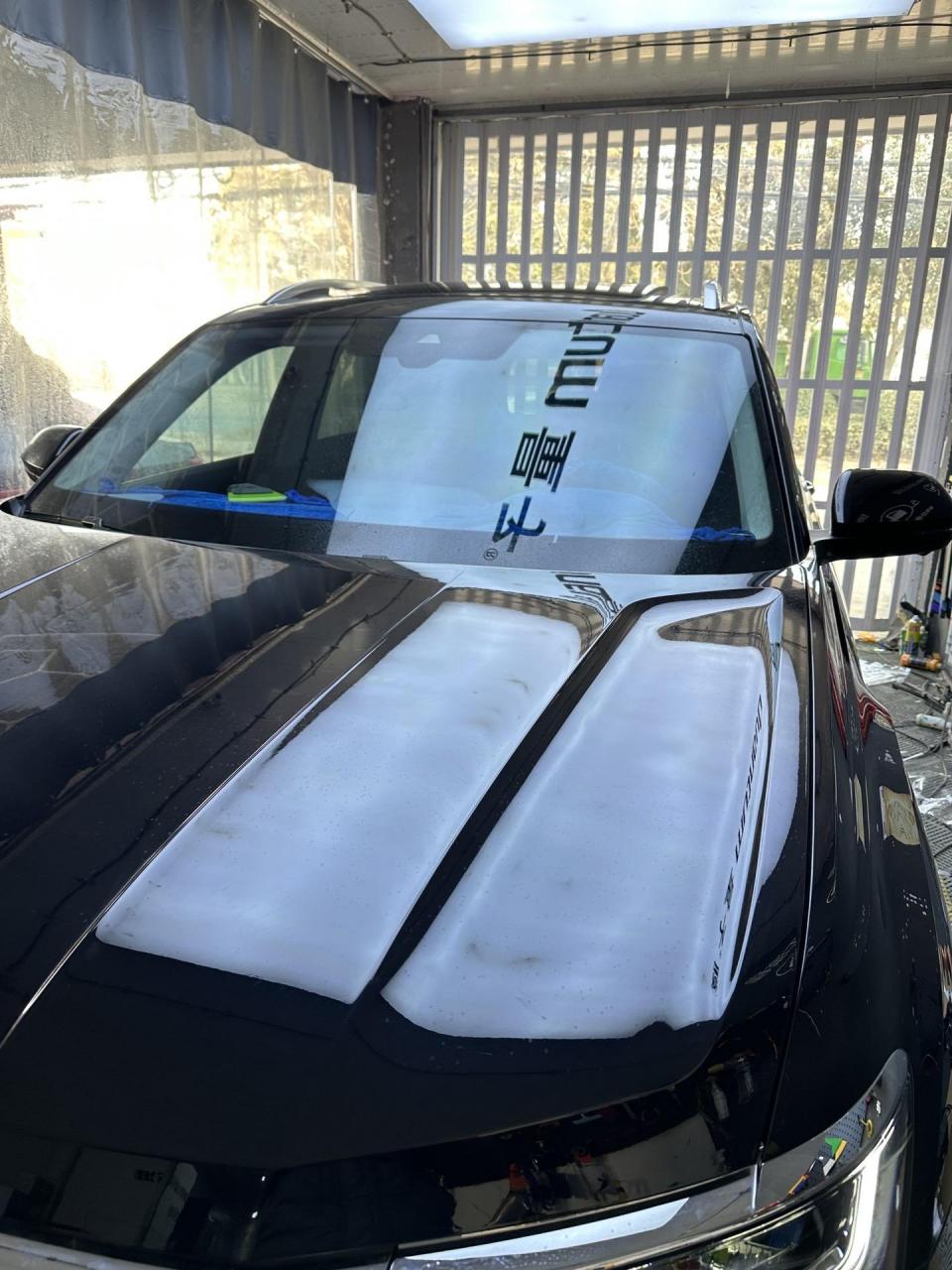 蒙城专业汽车贴膜,大众什么来着,来贴量子膜的水晶80,炫影15,前档质保