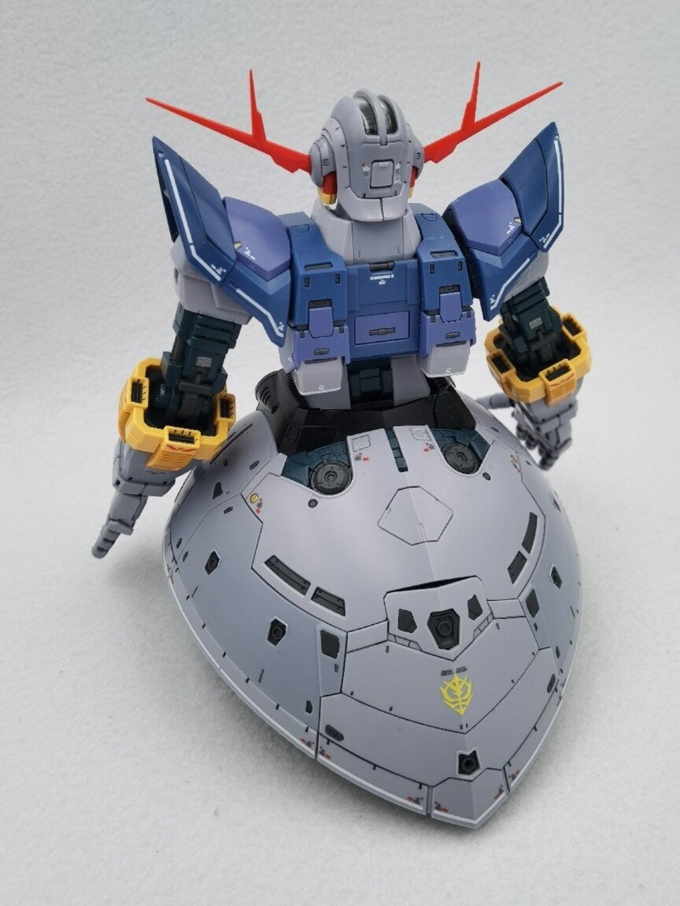 rg 吉翁号渗线 水贴 吉翁精神也可以很精致 下周装豪华版喷射场景