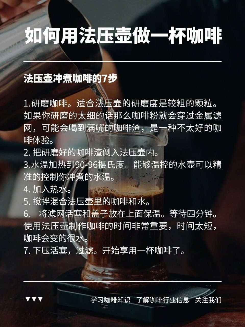 7515器具|法压壶的制作教程及使用小贴士 法压壶(french press)