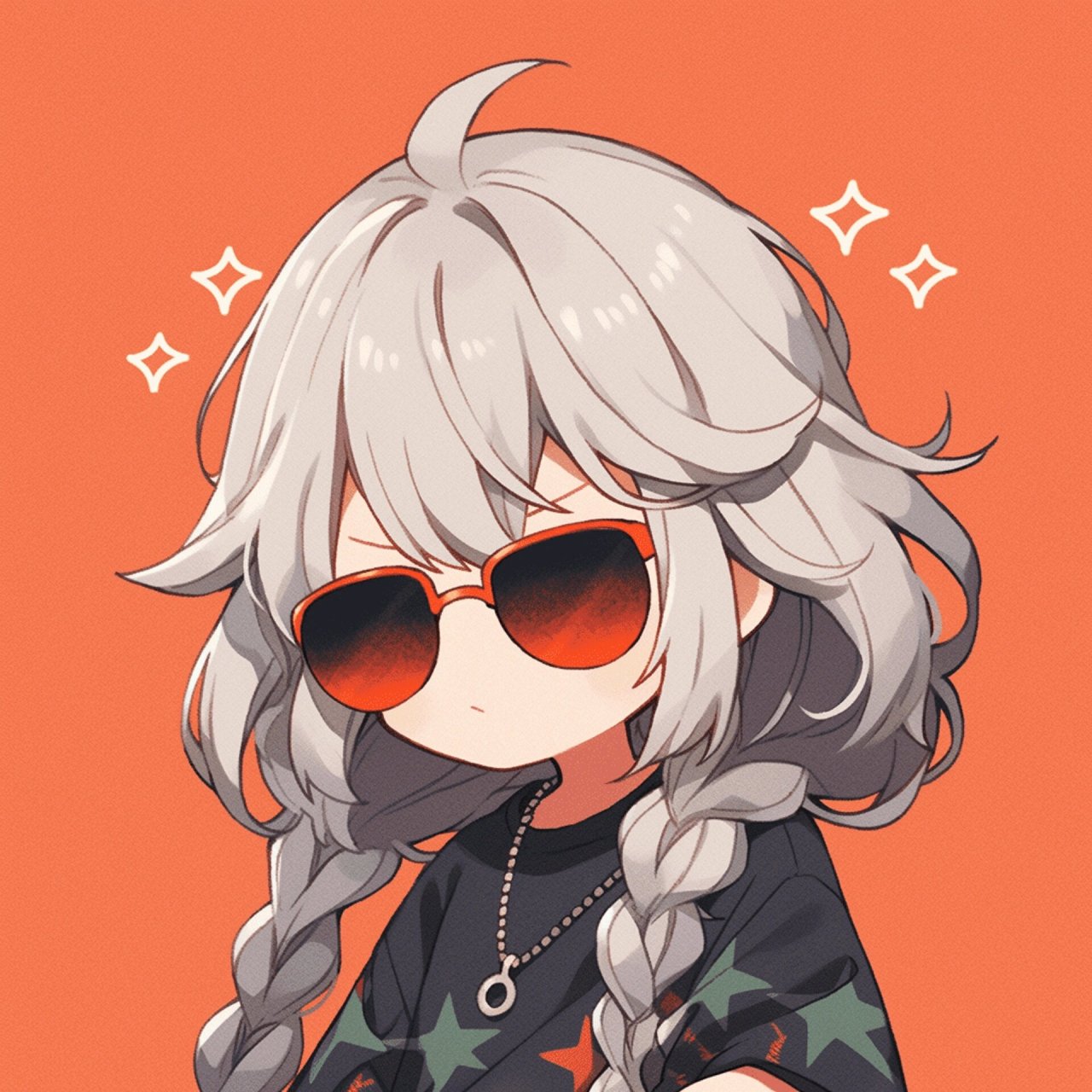 可爱女孩头像|墨镜一戴,谁都不爱9815