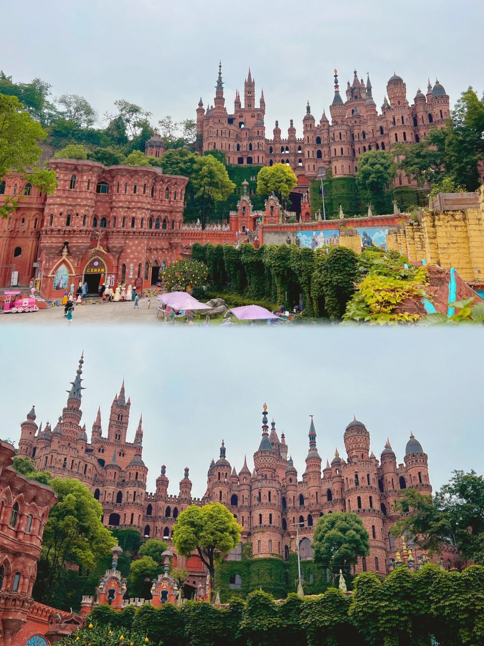 重庆·华生园梦幻城堡 重庆市大渡口区的华生园梦幻城堡,等着你来拍照