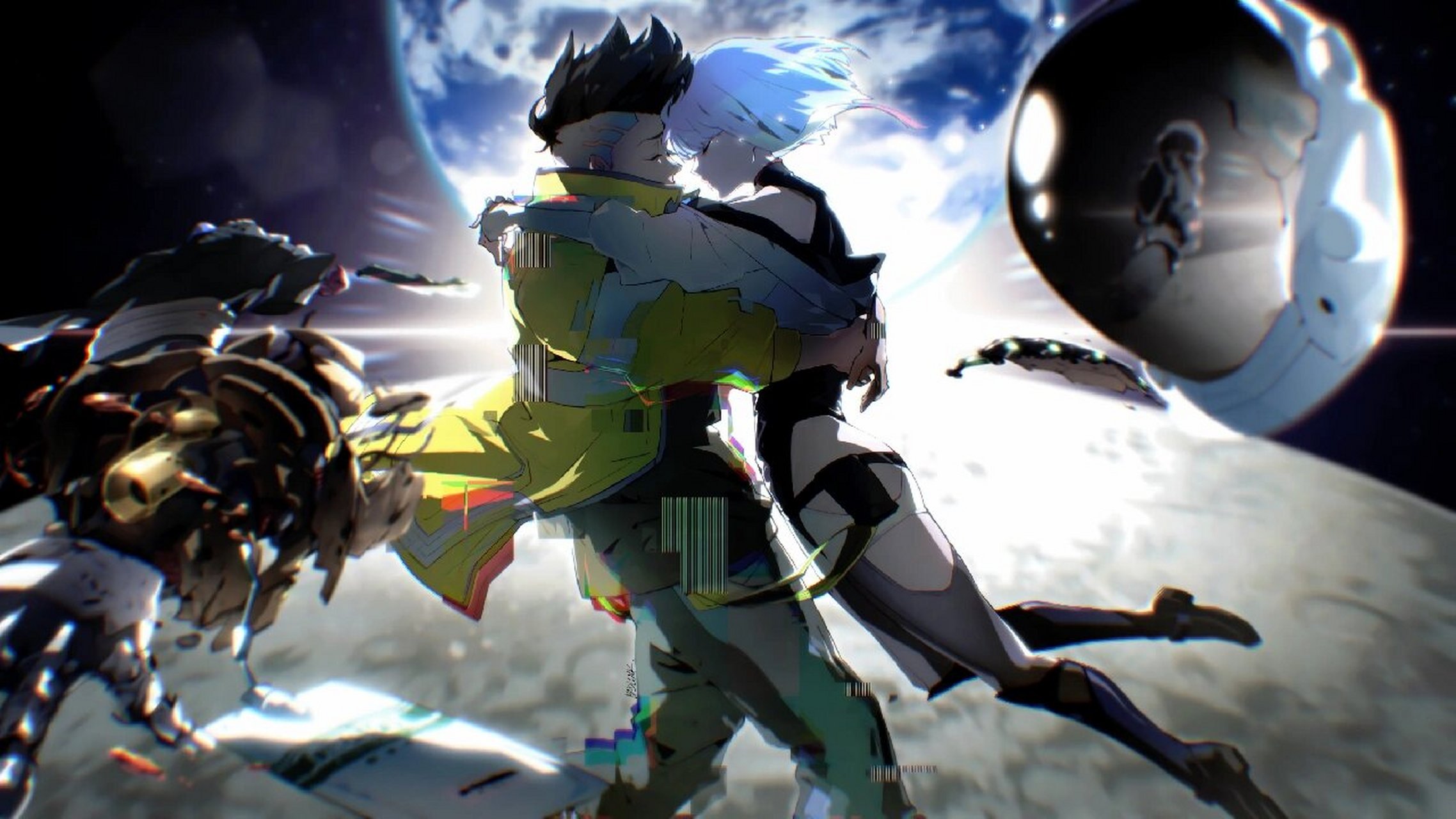 4k系列 |赛博朋克边缘行者动漫电脑壁纸 "我只注意你一个人 你是知道