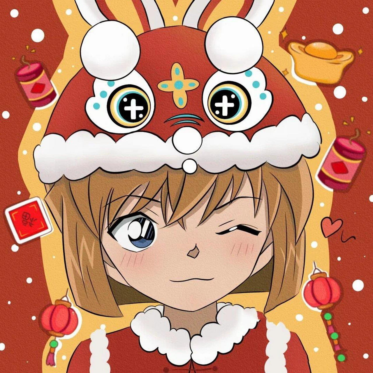 绝美的步美和灰原哀头像