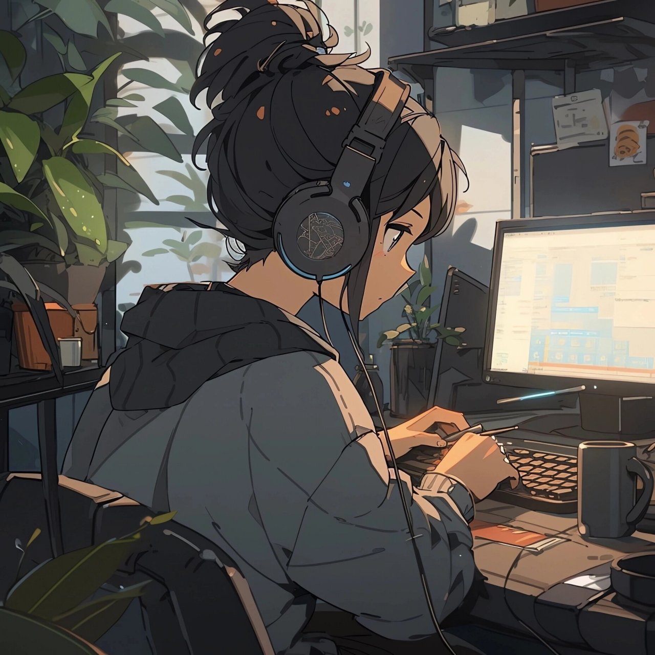 第32期 男女动漫风格 程序员头像