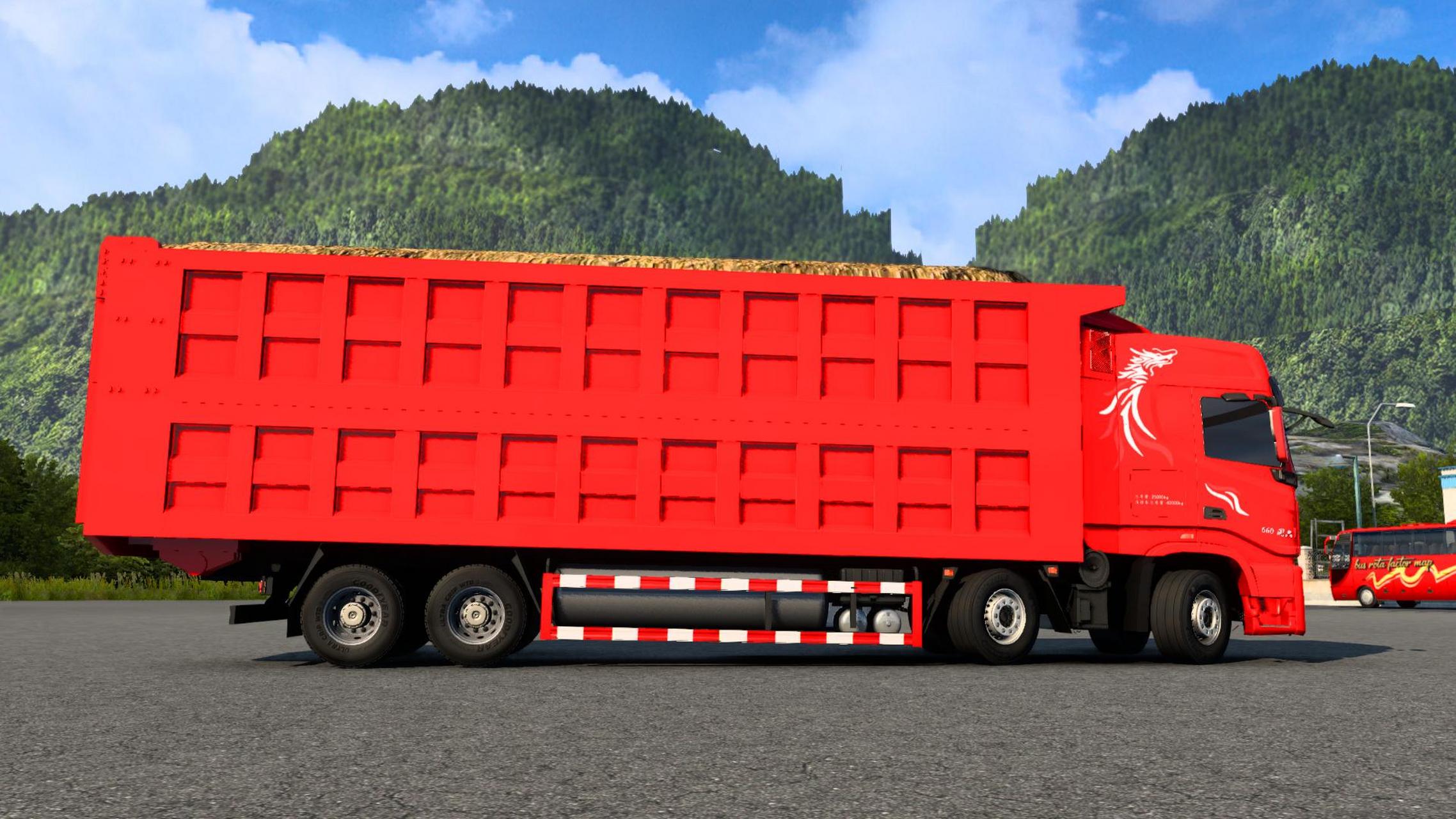 国内最高端最大马力自卸 东风天龙旗舰gx 搭载康明斯15升660马力