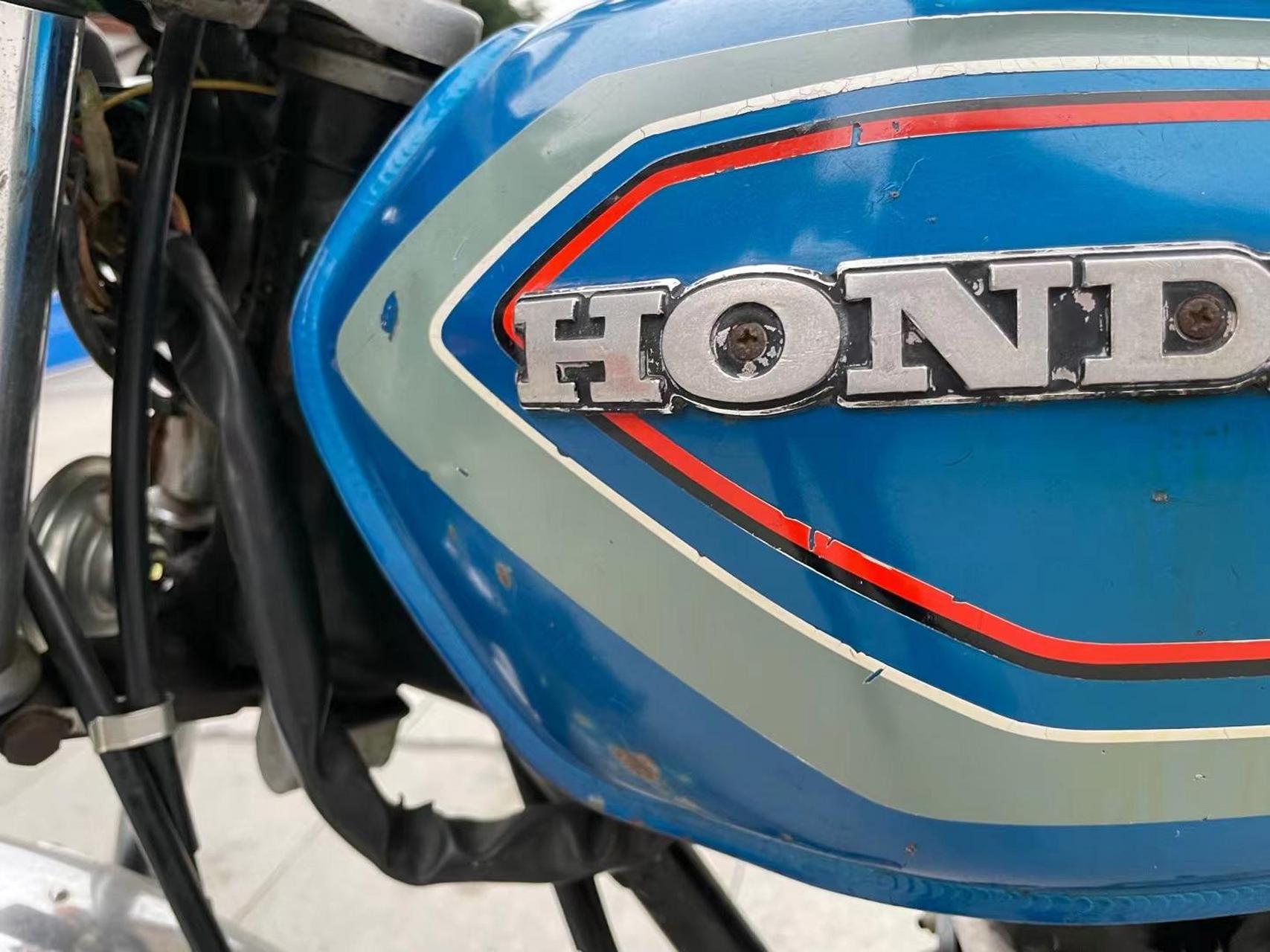 正宗蓝二代白金85年本田cg125 经典.