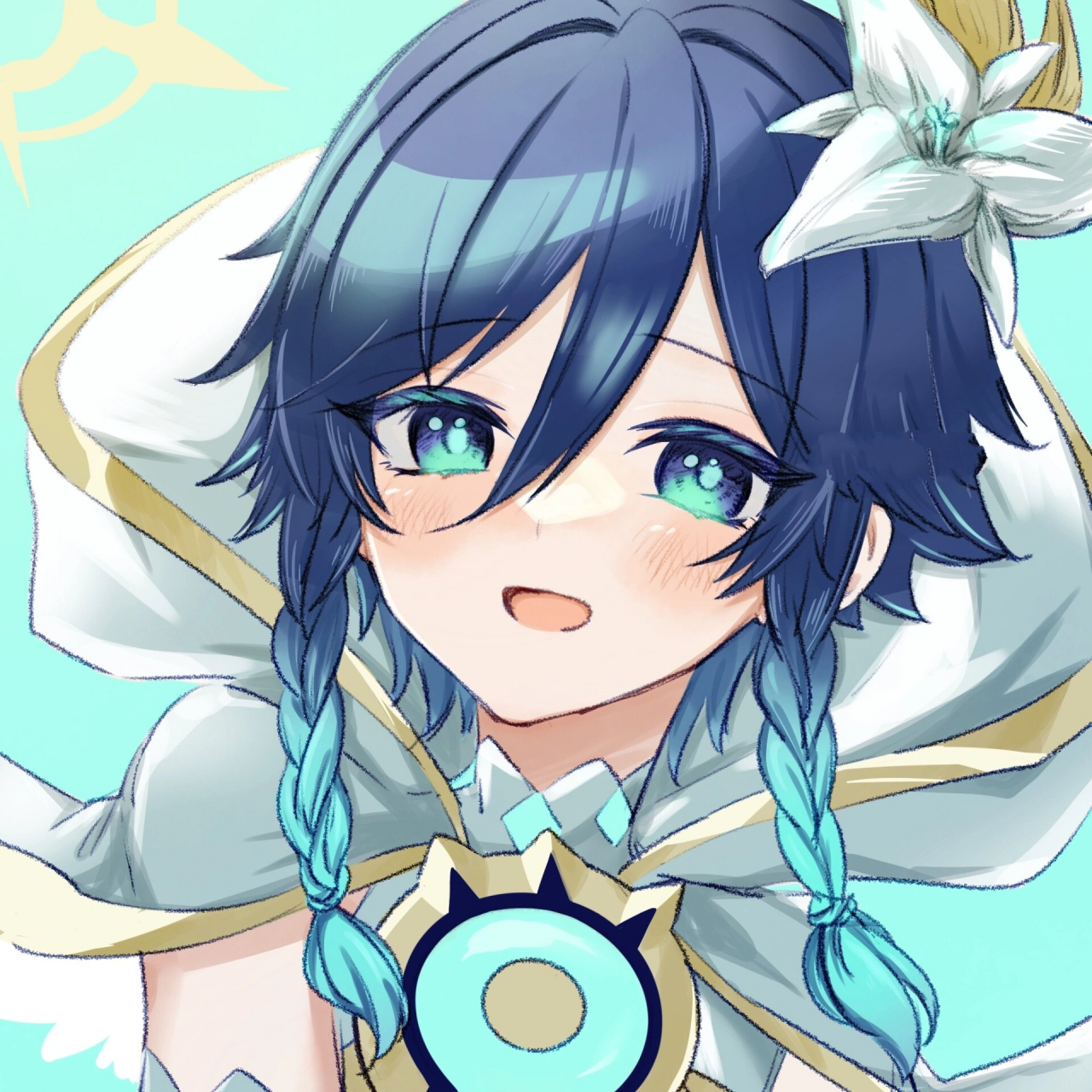 原神 温迪:巴巴托斯 壁纸     愿风神"忽悠"你!