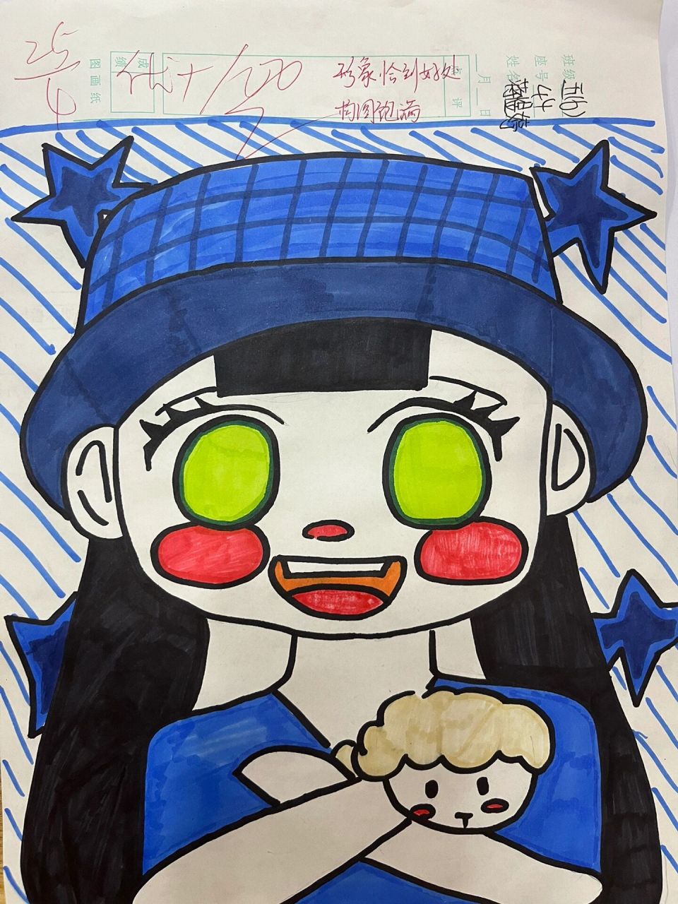 夸张的脸 学生作业 第二波学生作业