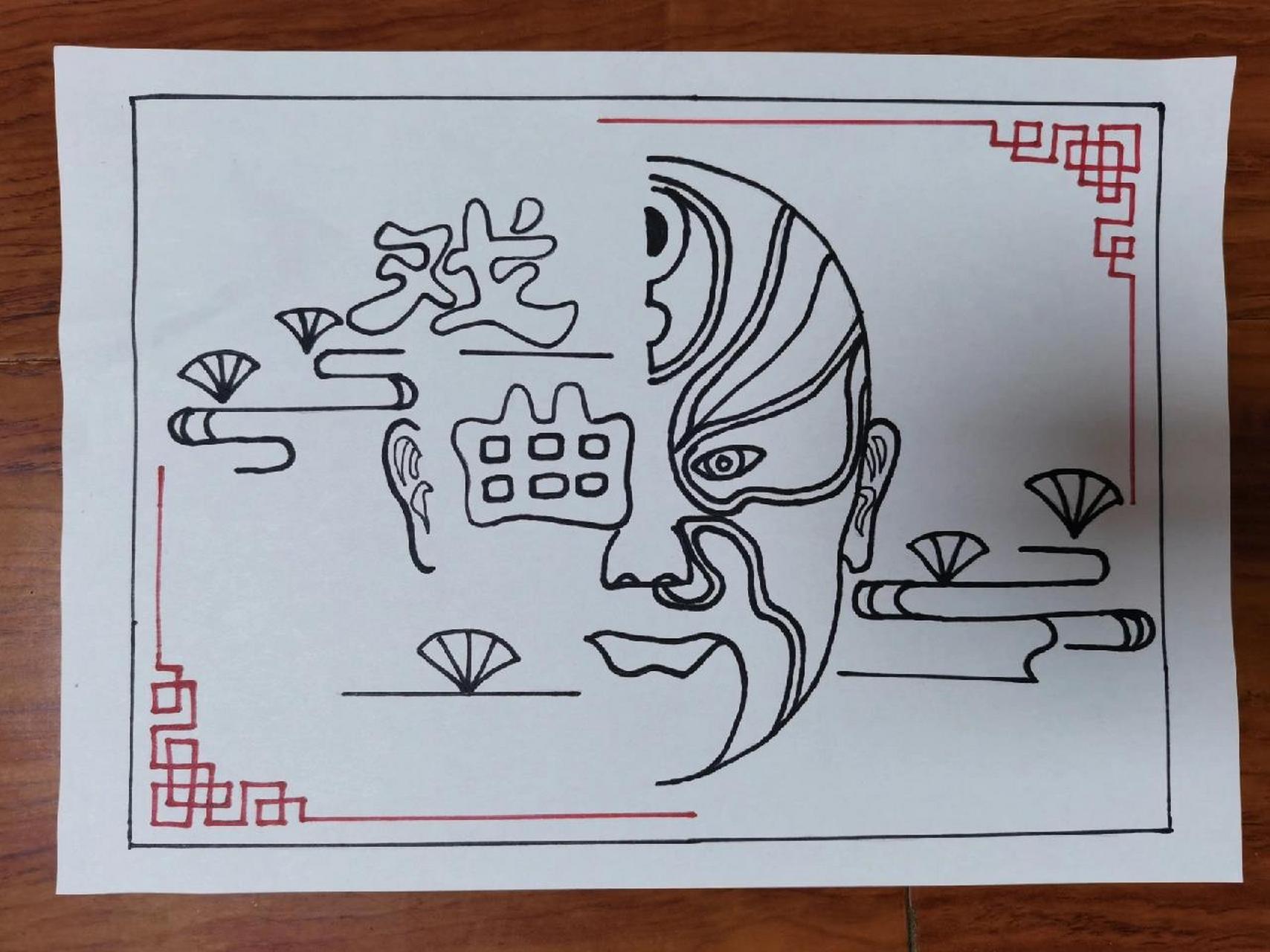 戏曲文化手抄报 戏曲文化手抄报