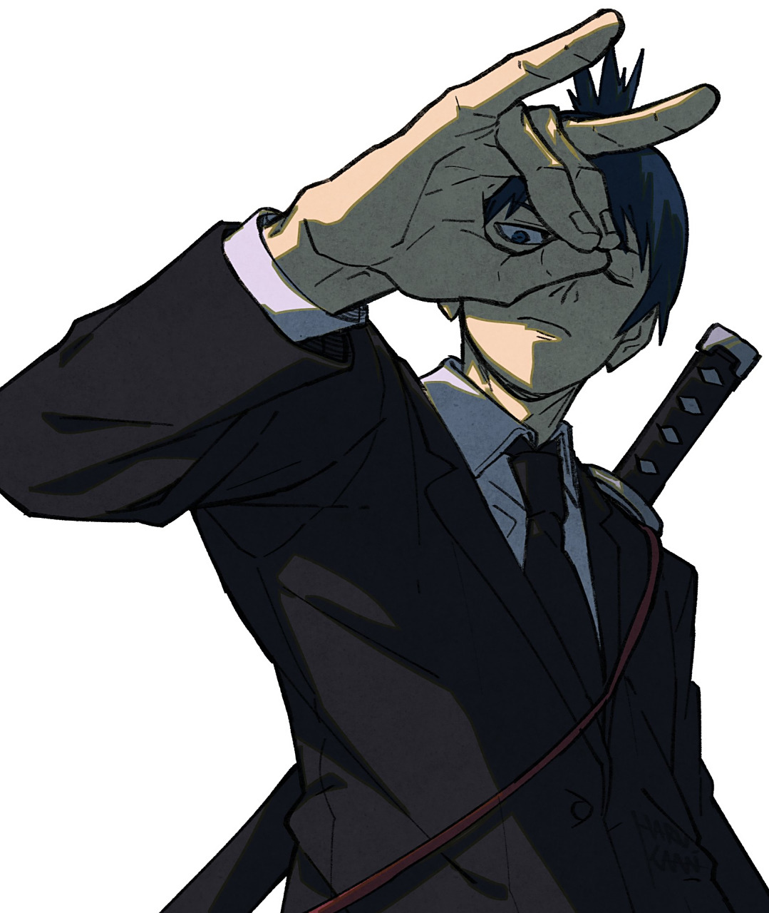 【电锯人】kon!早川秋 haruka绘制.