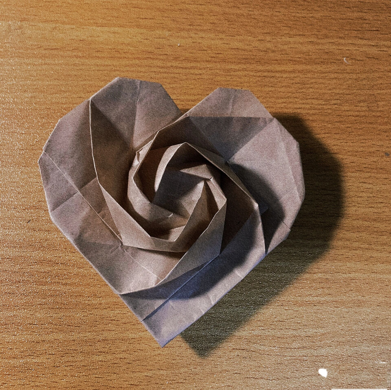 【折纸日记】心上玫瑰95 和普通玫瑰折法大致相同 难度:8215