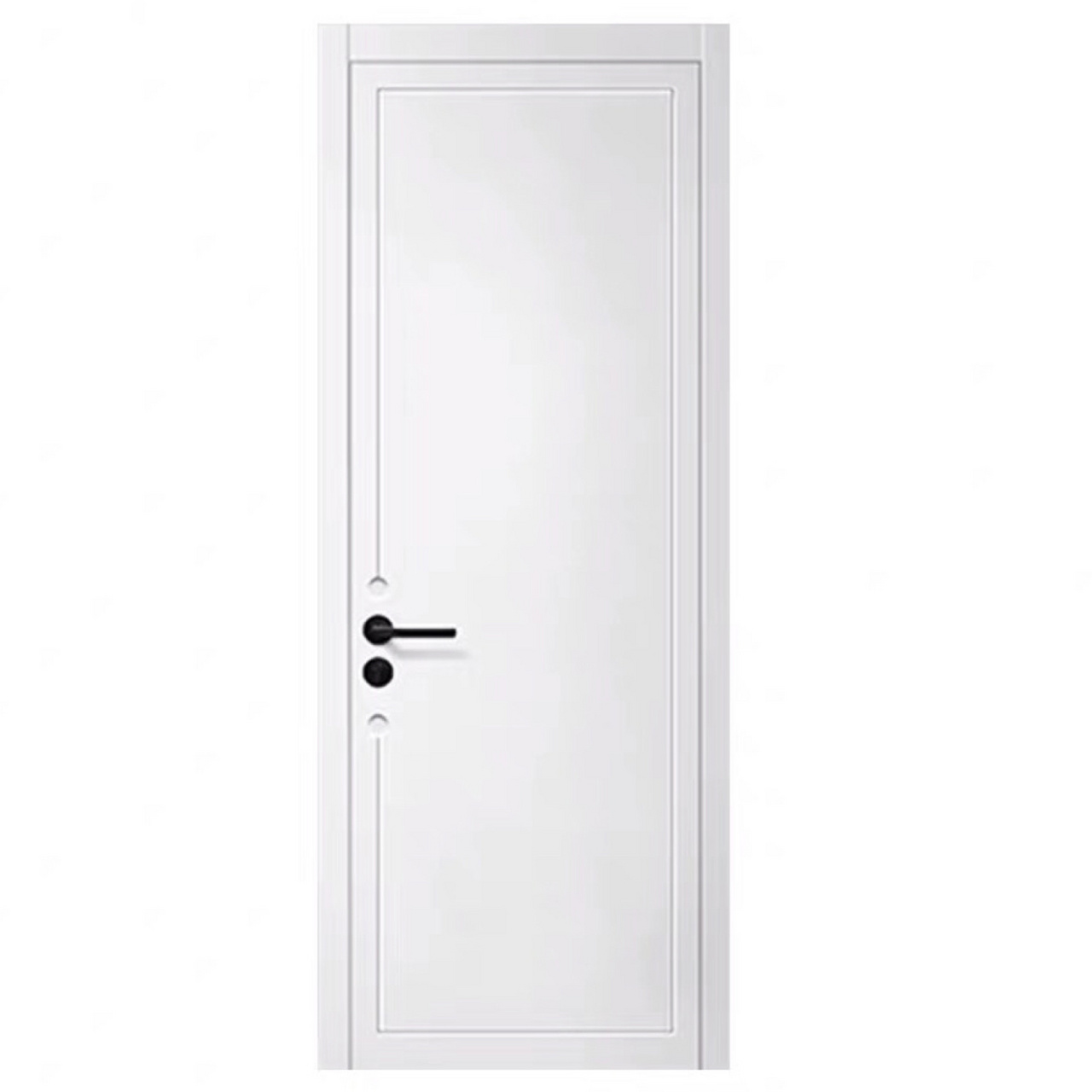 历经40天终于门回来了… 06卧室门 烤漆门 90950 大白色,有暗压