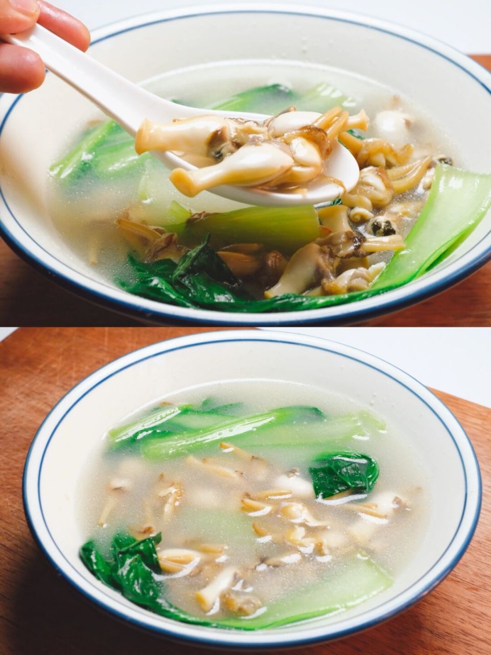 家常菜|蛏溜汤 92 	 食材:蛏子 青菜 蒜和姜 	 92 	 做法: 166