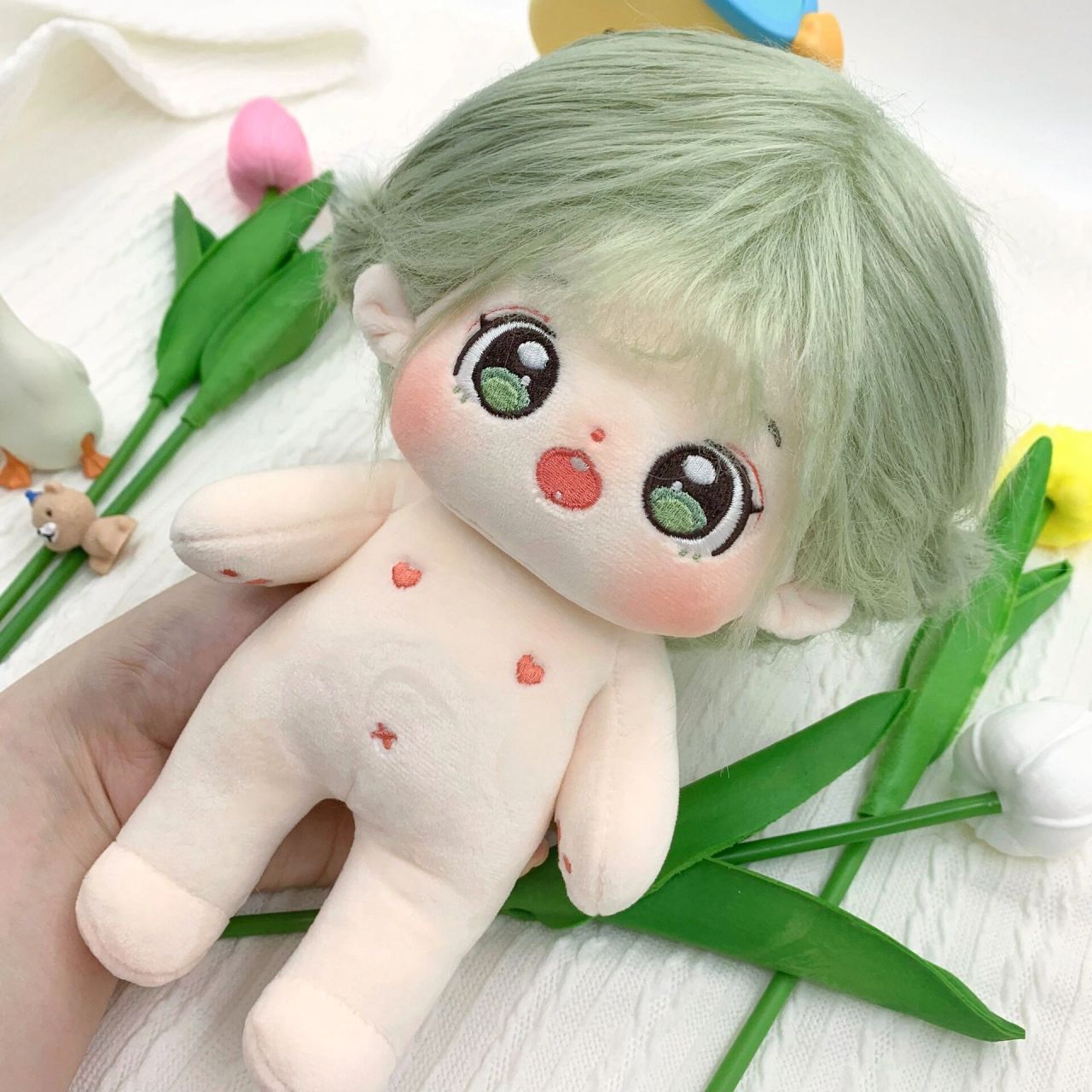 50r以下超🥬棉花娃娃👉🏻选发色 超低价棉花娃娃也阔以这么可爱