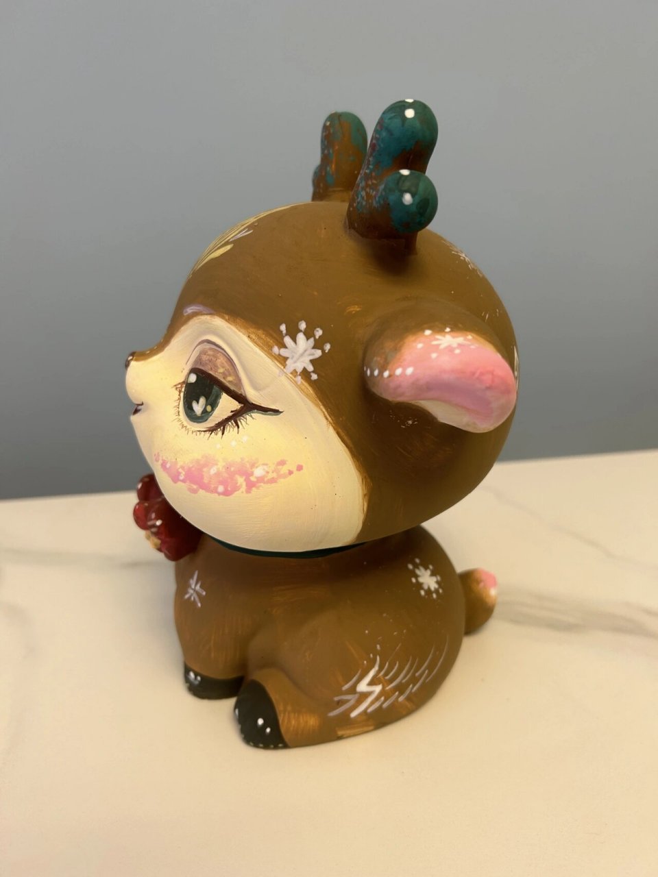 石膏娃娃集合啦# #石膏娃娃彩绘# #石膏小鹿# #石膏娃娃小鹿# #石膏