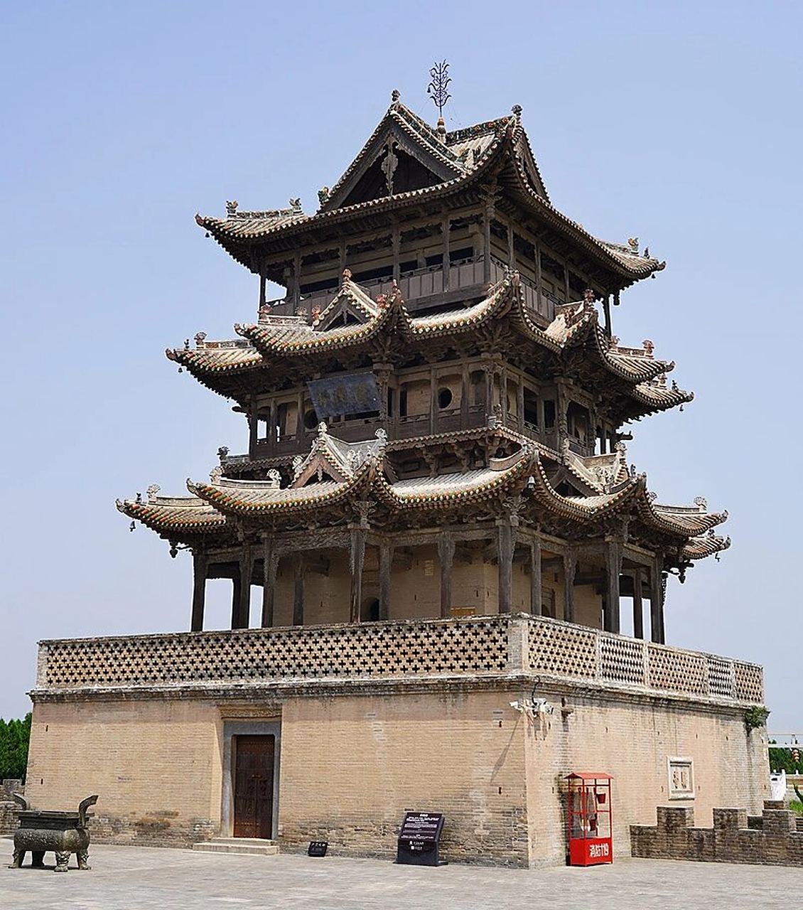 在女娲造人的地方耸立着一座绝美的楼阁 山西省万荣县荣河镇后土祠是